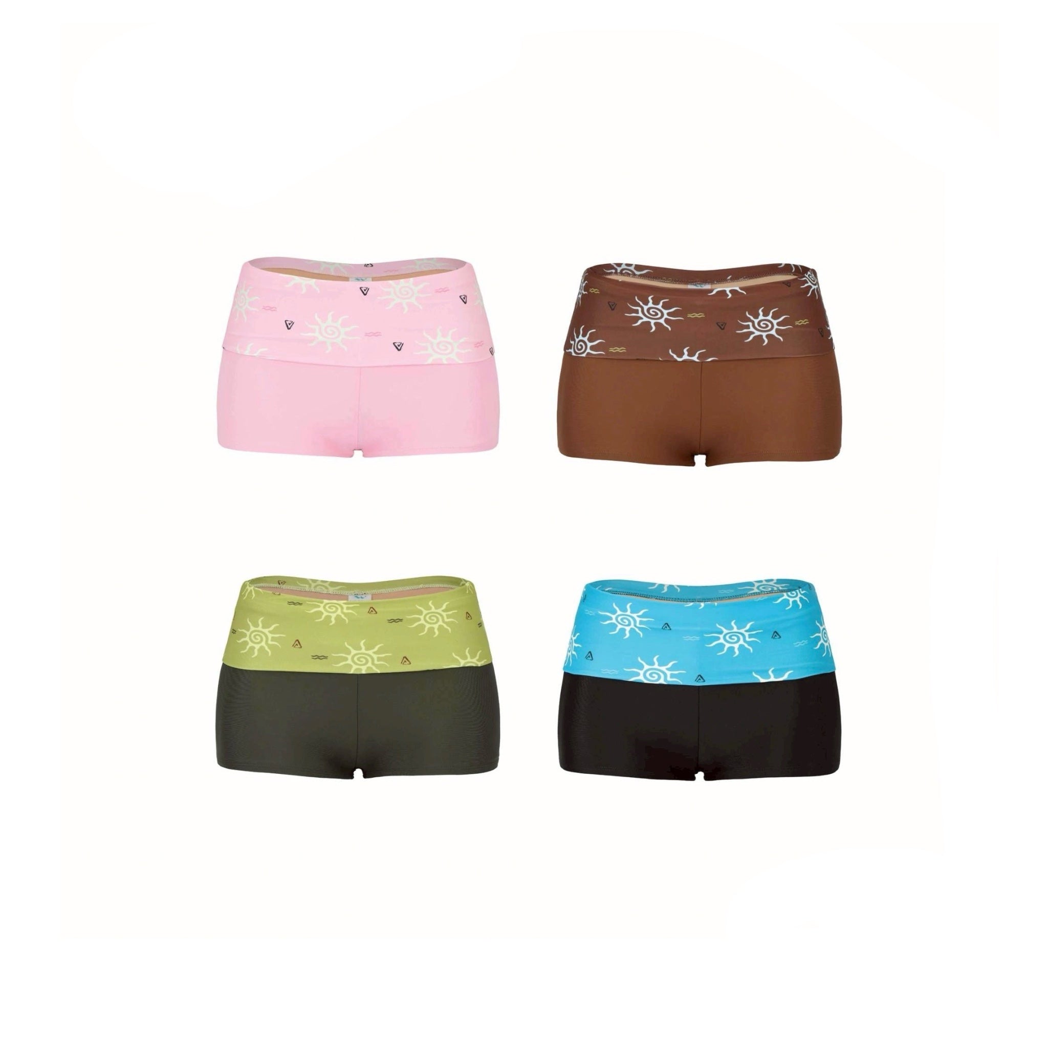 SUN SPIRAL SHORTS